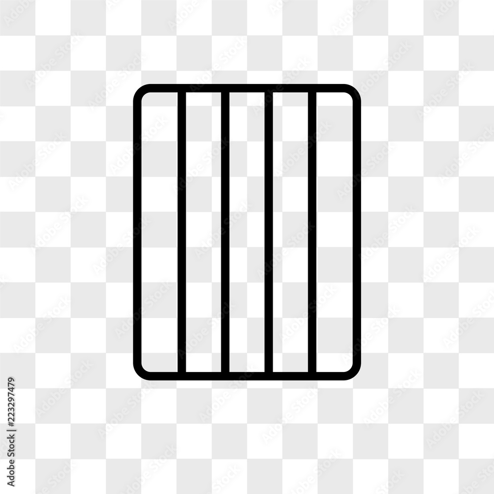 Poster layout vector icon isolated on transparent background, layout logo design