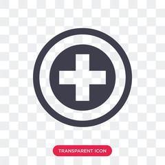 Pharmacy vector icon isolated on transparent background, Pharmacy logo design