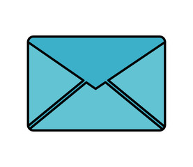 envelope mail isolated icon