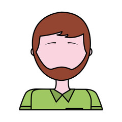 head young man avatar character