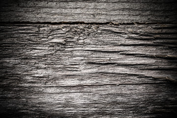 Obraz premium Old wooden table or board for background. Space for text. Toned