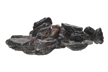 dried fruits isolated on white background