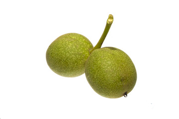 walnut isolated on white background