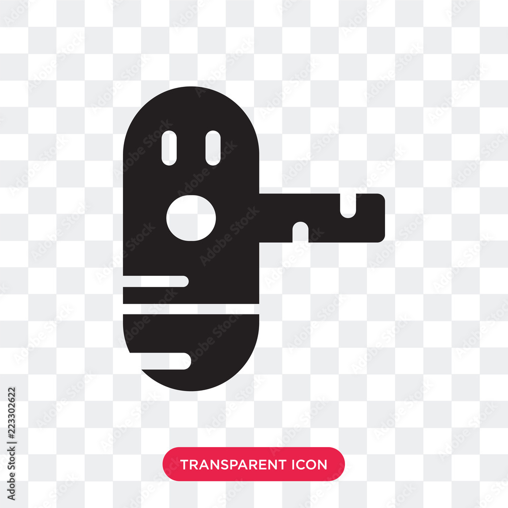 Poster print vector icon isolated on transparent background, print logo design