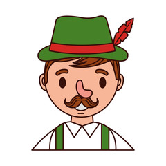 german man with typical costume