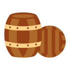 beer barrel wooden icon