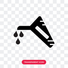 Crane vector icon isolated on transparent background, Crane logo design