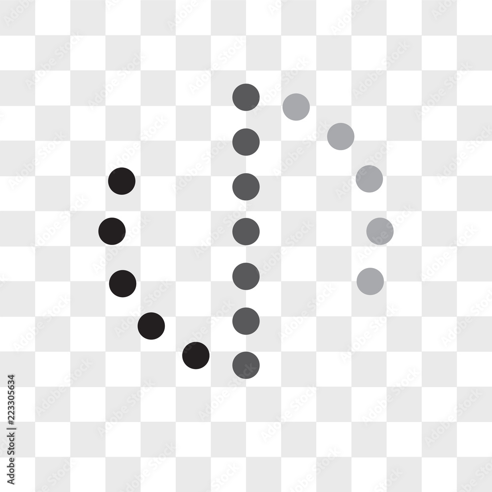 Poster loading vector icon isolated on transparent background, loading logo design