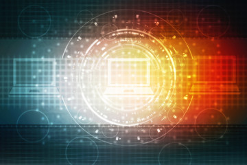 Digital Abstract technology background,2d illustration