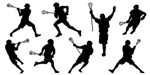 lacrosse silhouettes