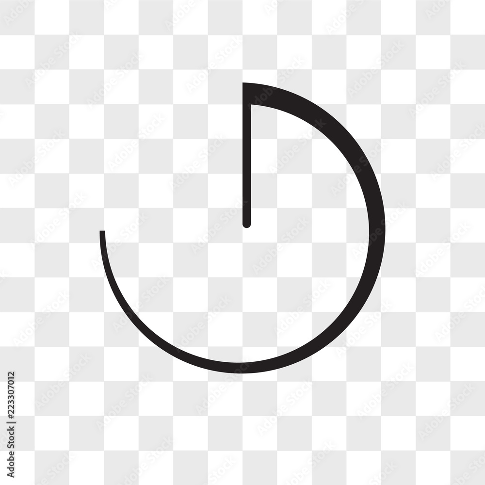 Poster loading vector icon isolated on transparent background, loading logo design