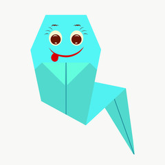 Cool little ghost, baby origami, funny crafts