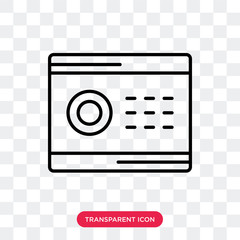 Bitcoin vector icon isolated on transparent background, Bitcoin logo design