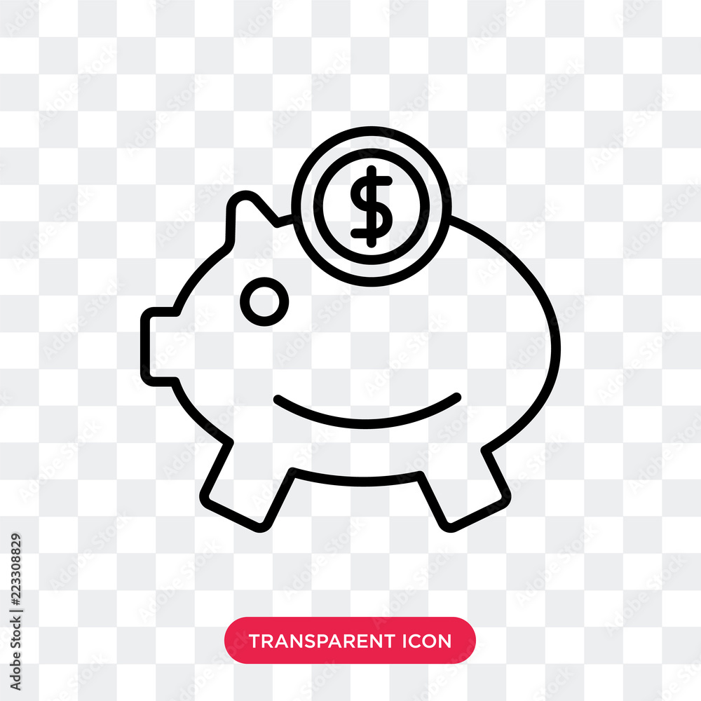 Poster saving vector icon isolated on transparent background, saving logo design