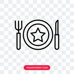 Favorite vector icon isolated on transparent background, Favorite logo design