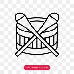Eyd Drum vector icon isolated on transparent background, Eyd Drum logo design