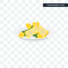 Pamonha vector icon isolated on transparent background, Pamonha logo design