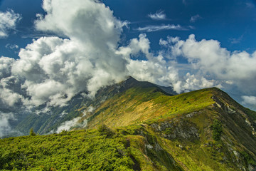 Fototapeta premium A view to Ukrainian-Romanian border