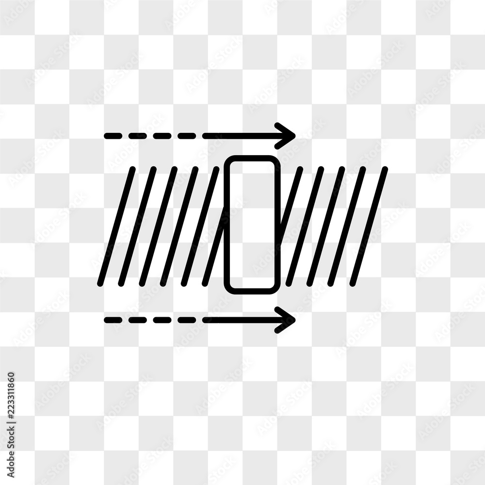 Poster switch vector icon isolated on transparent background, switch logo design