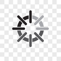 Loading vector icon isolated on transparent background, Loading logo design