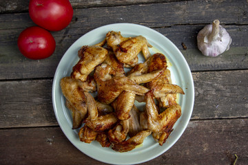 пряные куриные крылышки