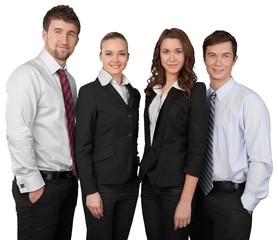 group of young professionals
