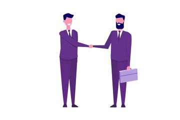  Group of Colleague, office workers or businessmen working. Vector illustration