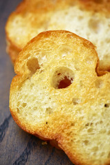 a pice of bread