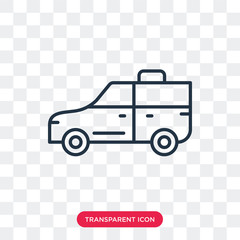 Taxi vector icon isolated on transparent background, Taxi logo design