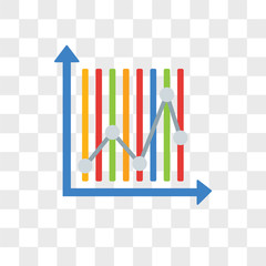 Analytics vector icon isolated on transparent background, Analytics logo design