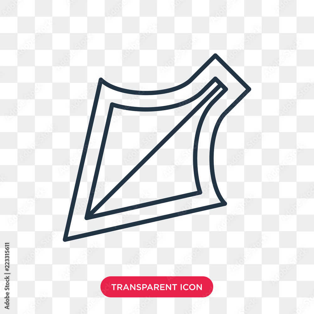 Poster selection vector icon isolated on transparent background, selection logo design