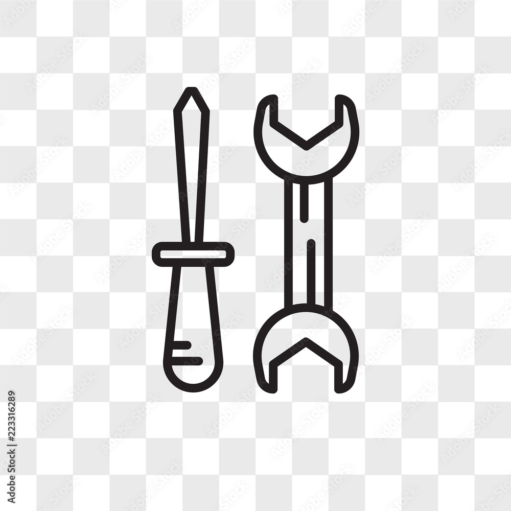 Poster tool vector icon isolated on transparent background, tool logo design
