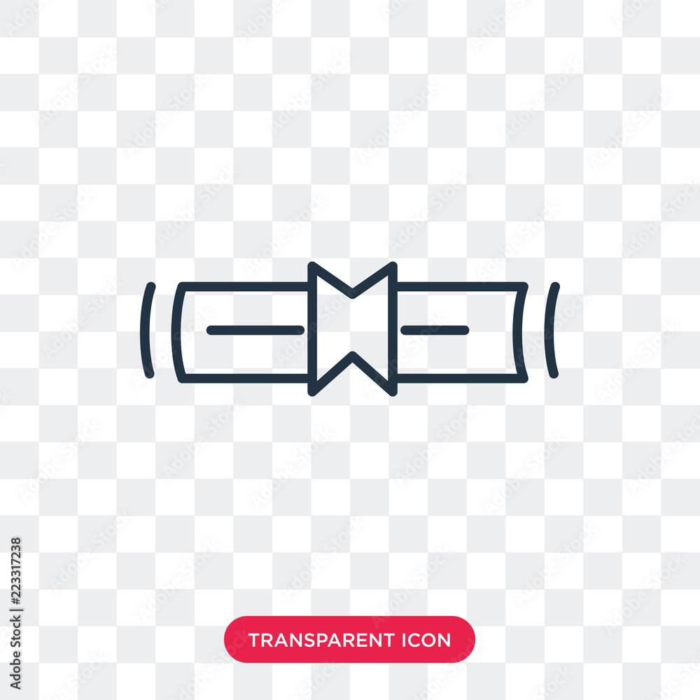 Poster scroll vector icon isolated on transparent background, scroll logo design