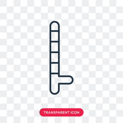 Baton vector icon isolated on transparent background, Baton logo design