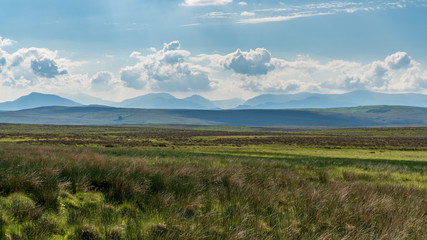 Clouds over the Snowdonia Skyline, Conwy, Wales, UK