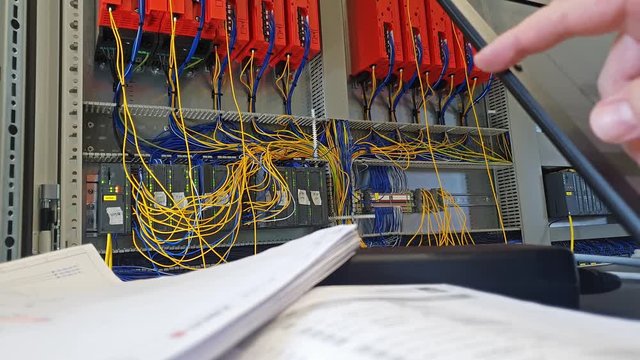 Automation engineer working on software for control system