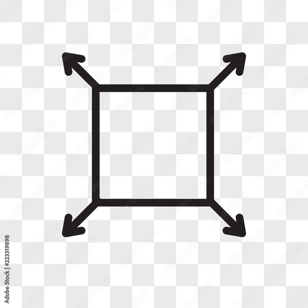 Poster fullscreen vector icon isolated on transparent background, fullscreen logo design