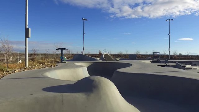 Backwards video of local skatepark in El Paso, Texas.