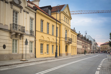 Fototapeta na wymiar Architecture of the old town of Warsaw, Poland