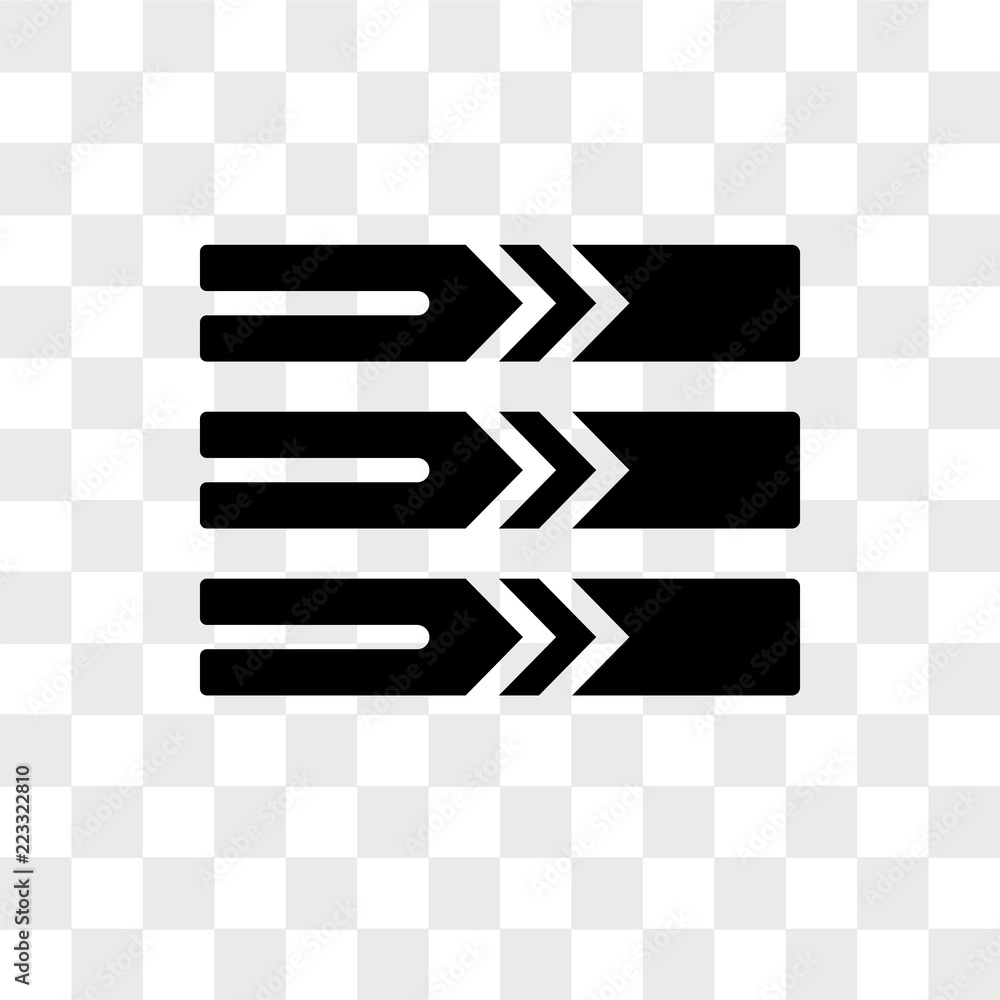 Poster bar chart vector icon isolated on transparent background, bar chart logo design