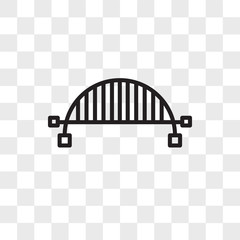 Arc vector icon isolated on transparent background, Arc logo design