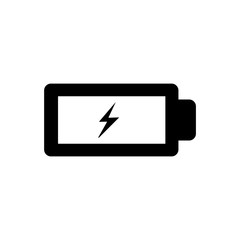 Battery vector icon simple flat vector illustration for web site or mobile app