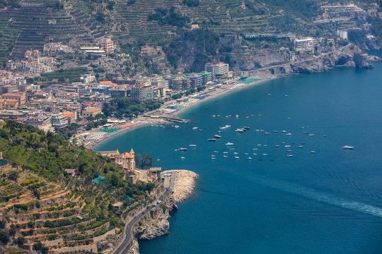 View over Gulf of Salerno from Ravello, Campania, Italy © wjarek