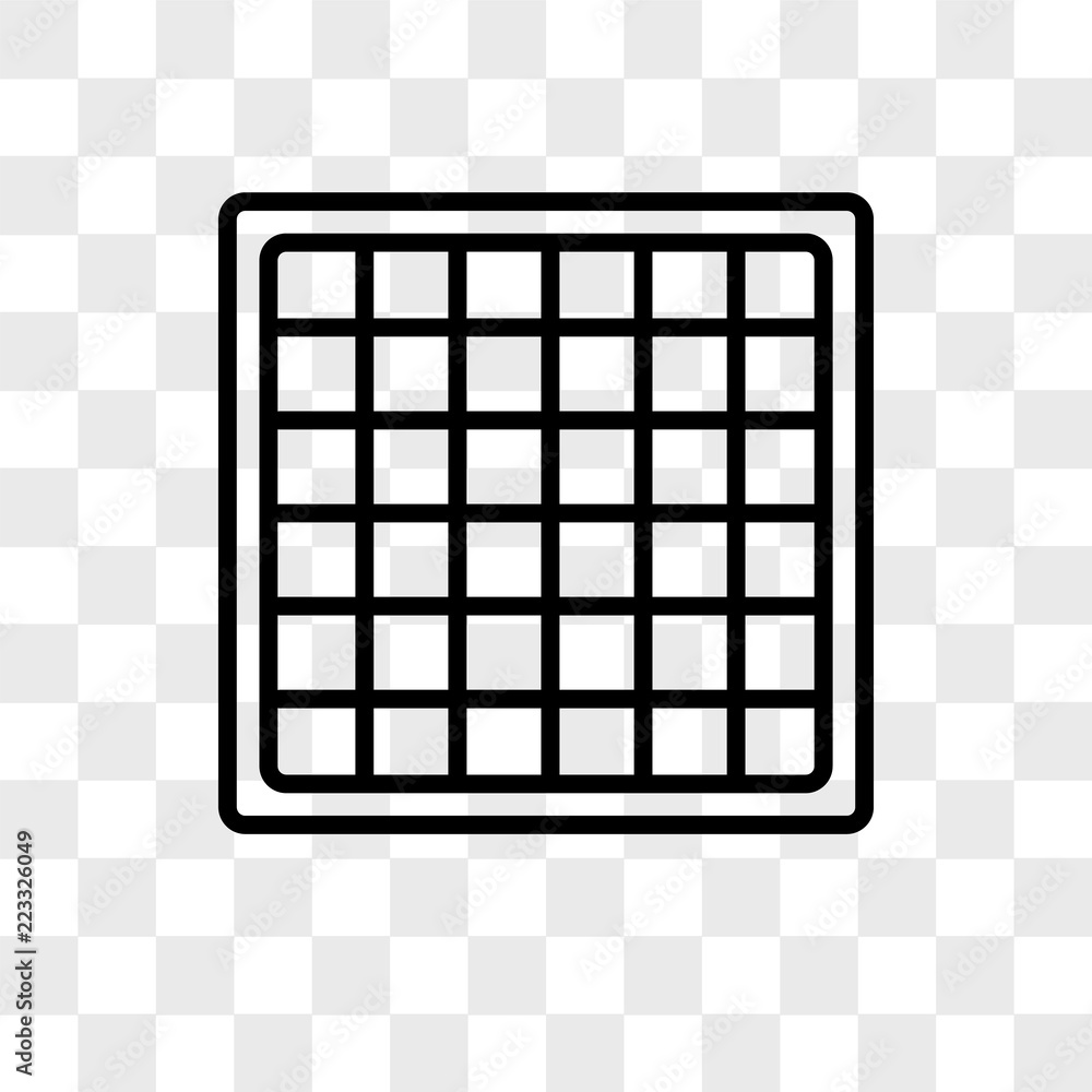 Poster display vector icon isolated on transparent background, display logo design