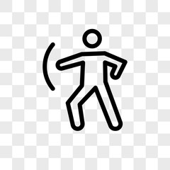 Archery vector icon isolated on transparent background, Archery logo design