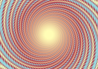 multicolor shades vortex with gleaming open center