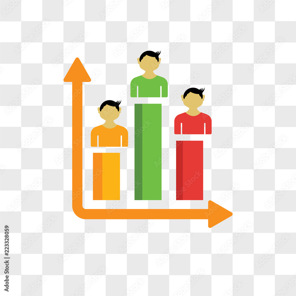 Poster polling vector icon isolated on transparent background, polling logo design