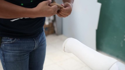 Man making prosthetics in Guatemala