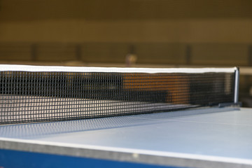 Sports, table tennis, grid on a tennis table