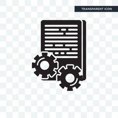 Policy vector icon isolated on transparent background, Policy logo design